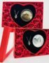red rose & oyster gold pearl necklace